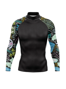 Haut de compression unisexe personnalisé à manches longues pour le surf et la plongée, protection UV, respirant, écologique, séchage rapide - Product Image 2