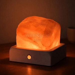 Lámpara de Sal del Himalaya de Calidad Confiable, Tallada, Decoración Moderna para el Hogar, Ambiente Cálido Premium - Product Image 2
