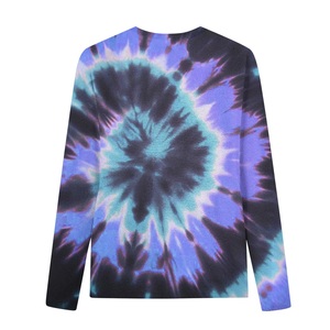 Camiseta de Manga Larga con Estampado Tie-Dye de Alta Calidad y Precio Económico para Mujer, Corte Holgado, Cuello Redondo - Product Image 2