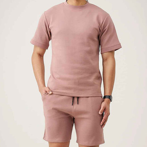 Conjunto de camiseta y pantalones cortos de verano para hombre, estilo High Street, transpirable, para correr. - Product Image 5