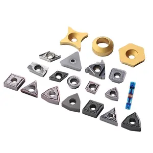 Tungsten Carbide CNC Berkualitas Tinggi Alat Sisipan Pemotong untuk Pembuatan Alur Pengeboran Scarfing