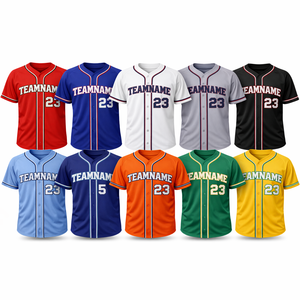 Sublimated Baseball Jerseys Full Custom Design Available High Quality Baseball Uniform Wholesale Manufacturer Custom Team - Product Image 1