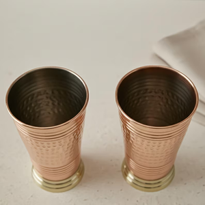 Vidrio de Cobre con Grabado Creativo y Piedras Incrustadas, Acabado Pulido Brillante, Última Novedad en Vidrio de Cobre - Product Image 3