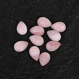 2026 Newly Wholesale Top Selling Pink Quartz Opal Gemstone Loose Cabochon In Pear Shape For Jewelry Making From Indian Suppliers - Product Image 5