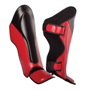 Protector de Espinilla y Empeine Personalizado para MMA, Boxeo y Muay Thai, Diseño Clásico, Protección Elástica de PU, Función de Compresión - Product Image 5