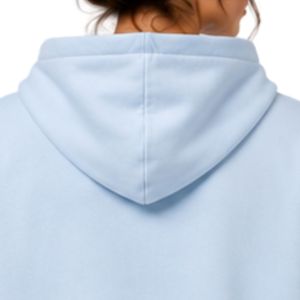 Sweat-shirt décontracté d'hiver pour femme, bleu clair, surdimensionné, avec un design minimaliste en étoiles en strass, en molleton de coton premium - Product Image 6