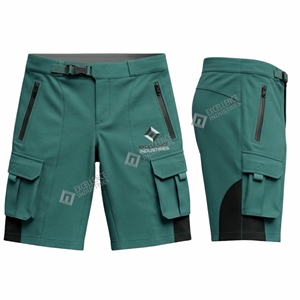 Shorts de VTT pour hommes, shorts de cyclisme, shorts de montagne, rembourrés, respirants, extensibles, séchage rapide, équipement de sport de plein air - Product Image 5