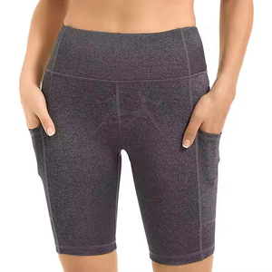 Shorts de yoga légers pour femmes, dernier design personnalisé, effet lifting des hanches, prix de gros - Product Image 1
