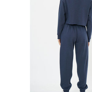 Pantalones Deportivos de Invierno para Mujer, con Logotipo Personalizado, Corte Holgado, 100% Algodón, Transpirables, Estilo Casual Urbano, Precio al por Mayor, OEM - Product Image 4