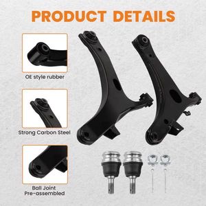 Kit de bras de suspension inférieur avant et bras de suspension supérieur arrière pour Subaru Impreza 2008-2011, compatible Legacy, Tribeca, BRZ, Cube, CX-5 2003-2008 - Product Image 2
