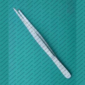 Pinces chirurgicales à tissus, 8 pouces, à 2 dents, à pointe dentée, en acier inoxydable allemand, certifiées CE - Product Image 4