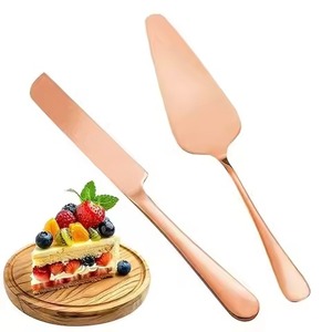 Premium <b>Cake</b> Serving <b>Kit</b> Metal Knife and Server Stainless Steel Dessert Lifter Serving Set - Product Image 2