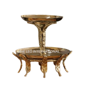 Eco Friendly 2 Tier Resin Epoxy Mold Modern Serving <b>Cake</b> Stainless Steel <b>Marble</b> Material <b>Cake</b> Display <b>Stands</b> for Wedding Events - Product Image 6