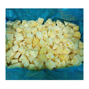 Morceaux d'ananas congelés, matière première de fruits tropicaux pour boulangerie, boissons, desserts, exportation, aliments congelés - Product Image 1