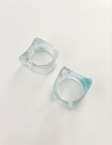 Trendy colored resin napkin <b>ring</b> set modern dining decor stylish napkin holder premium reusable table accessory vibrant table - Product Image 5