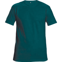 T-shirt décontracté pour homme en jersey 100 % coton, coupe classique, manches courtes, col rond, couleur unie, impression numérique écologique, 180 g