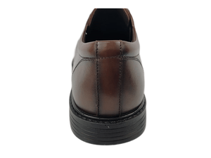 Zapatos Oxford de Cuero Marrón para Hombre, con Cordones, Punta Puntiaguda, Color Sólido, Suela de Goma Acolchada, para Todas las Temporadas - Product Image 3