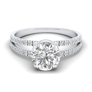 Bague de fiançailles solitaire REYES Hip Hop HPHT CVD en diamant cultivé en laboratoire, or massif 14 carats, certifiée IGI, bijoux fins pour femmes - Product Image 5