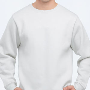 Sweat-shirt basique pour homme à manches longues, en molleton épais, col rond, uni, pour la saison hivernale, impression numérique, fabriqué au Pakistan, sweat-shirts basiques - Product Image 6
