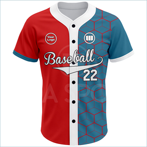 Unique Custom Printed <b>Baseball</b> Uniform Jersey Set Private Label Low MOQ Quick Delivery Breathable 100% Polyester Sportswear - Product Image 2