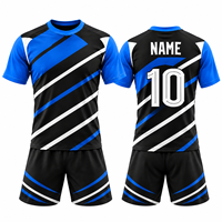 Ensemble de maillots de football personnalisés sublimés, respirant, à séchage rapide, à manches courtes, uniforme de football, tenue d'équipe, tenue de match de club