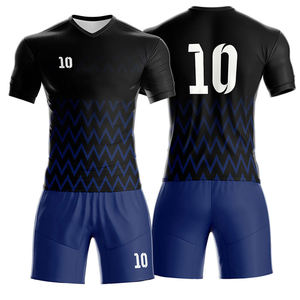 Ensemble de maillots de football pour adultes, uniforme de football pour enfants et hommes, tenue d'entraînement de football à manches courtes, maillot de football et short - Product Image 2