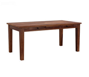 Ensemble de table à manger en bois antique de design haut de gamme avec 6 chaises, table à manger avec rangement à tiroirs pour la maison, les hôtels et les appartements. - Product Image 3