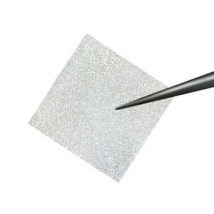 Placa de diamante cuadrada policristalina Aga9 de 12 mm x 12 mm sin pulir, 0,3 mm de espesor - Product Image 1