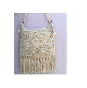 Proveedor de Fábrica: Bolsos de Playa Naturales, Lindas Cestas de Macramé, Bolsos de Paja Tipo Cubo para Accesorios de Moda - Product Image 5