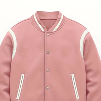 Veste universitaire pour homme de qualité supérieure, en toile imperméable, épaisse, respirante, col rabattu, manches régulières, unie, hiver
