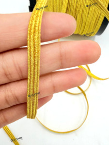 Gold Metallic Jacquard Lace <b>Braid</b> Decorative Embroidery Trimming for Sewing, Crafts & Garments - Product Image 4