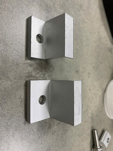 Kit de fixation d'extrémité de panneau solaire en aluminium VNTECH GLOBAL 30 mm, matériau A6005-T6, anodisé blanc givré - Product Image 5