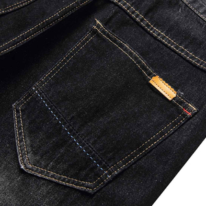 Wholesale Men's Distress Ripped Denim Short Pants Casual Outdoor Fashion Summer Wear <b>Elastic</b> <b>Waist</b> Quick Dry Solid <b>Jeans</b> Shorts - Product Image 6