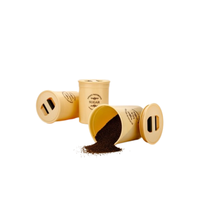 Ensemble de 3 boîtes de rangement en plastique pour cuisine, hermétiques, pour thé, sucre, café, crème, pour l'organisation du comptoir