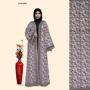 Chal de chifón de primera calidad, tipo abaya, cárdigan de manga larga, diseño cómodo y moderno, disponible para la venta. - Product Image 4
