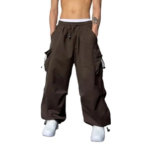 100% Organic Cotton <b>Men</b> <b>Trousers</b> High Quality <b>Lightweight</b> Summer <b>Men's</b> Pants Multi-Pocket Casual Cargo Jogger - Product Image 1