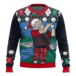 Santa Claus Falls From Ugly <b>Sweater</b> Funny <b>Christmas</b> Pullover Top Men <b>Women</b> Clothing Festival Gift Sweatshirt New - Product Image 3