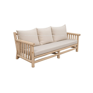 ชุดโซฟากลางแจ้งทันสมัย ผลิตภัณฑ์จากอินโดนีเซีย ทำจากไม้สักแท้ ดีไซน์กิ่งไม้ธรรมชาติ ให้ความรู้สึกสบาย เหมาะสำหรับตกแต่งสวน - Product Image 5