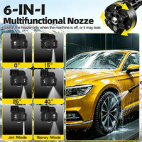 Nettoyeur haute pression sans fil puissant, machine de lavage de voiture portable, canon à mousse pour les grossistes, commande en gros