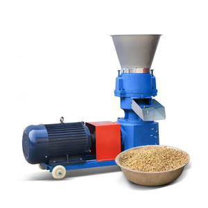 Machine à granulés d'aliments pour animaux, capacité de 200 kg/heure, moteur électrique en acier inoxydable, monophasé, taille des granulés de 6 à 8 mm, haute productivité - Product Image 2