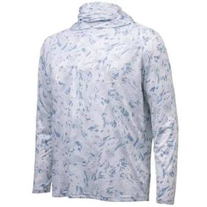 Fournisseur OEM personnalisé en gros, fabricant en vrac de chemises de pêche à capuche en polyester sublimé à séchage rapide, protection solaire, marque privée - Product Image 5