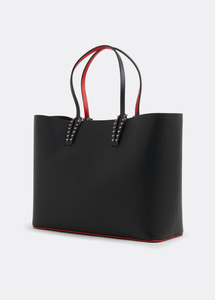 Sac fourre-tout en cuir véritable noir avec garniture et clous rouges, design élégant à ouverture supérieure pour femmes, idéal pour le shopping en toutes saisons - Product Image 6