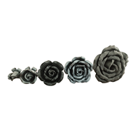 Componentes de Alta Calidad para Puertas y Vallas de Hierro Forjado, Paneles Decorativos con Diseño de Rosas y Flores, Accesorios Naturales