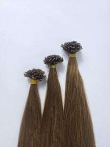 Extensiones de Cabello Humano con Punta Plana, Remy, Doble Trama, Aptas para Permanente, Todos los Colores, Rubio Claro, Fijación por Fusión - Product Image 6