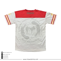 Maillot de sport en mesh Mawra, col en V, manches courtes, imprimé par sublimation, maillot de football personnalisé, vêtements de sport pour équipe, maillot unisexe