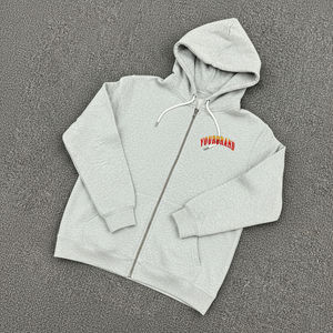 Sweat à capuche surdimensionné pour homme, 100% coton molletonné 580g, logo brodé personnalisé, coupe épaule tombante, coupe-vent, écologique, 2 pièces - Product Image 1