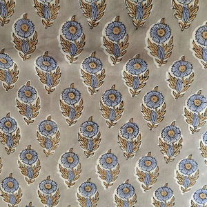 100% algodón puro indio Floral mano bloque impreso tela nueva Floral mano bloque estampado para mujer/niño colchón/cortina - Product Image 1