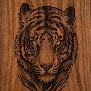 Handmade Eco-Friendly Durable American Style Wooden Tiger Cremation Urn Engraved <b>Memorial</b> Keepsake <b>Box</b> Personalized Ashes - Product Image 6
