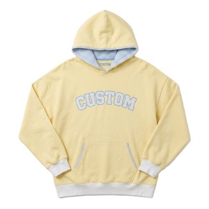 Premium Applique Embroidery Pullover 100% Cotton Fleece Streetwear Women's Front Custom Logo Hoodies Private Label Supplier - Product Image 4