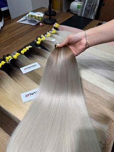Cabello Virgen Vietnamita de Alta Calidad NASA HAIR 2026, Doble Trama, Acabado Liso, Ondulado Natural, Larga Duración, Venta al Por Mayor - Product Image 1